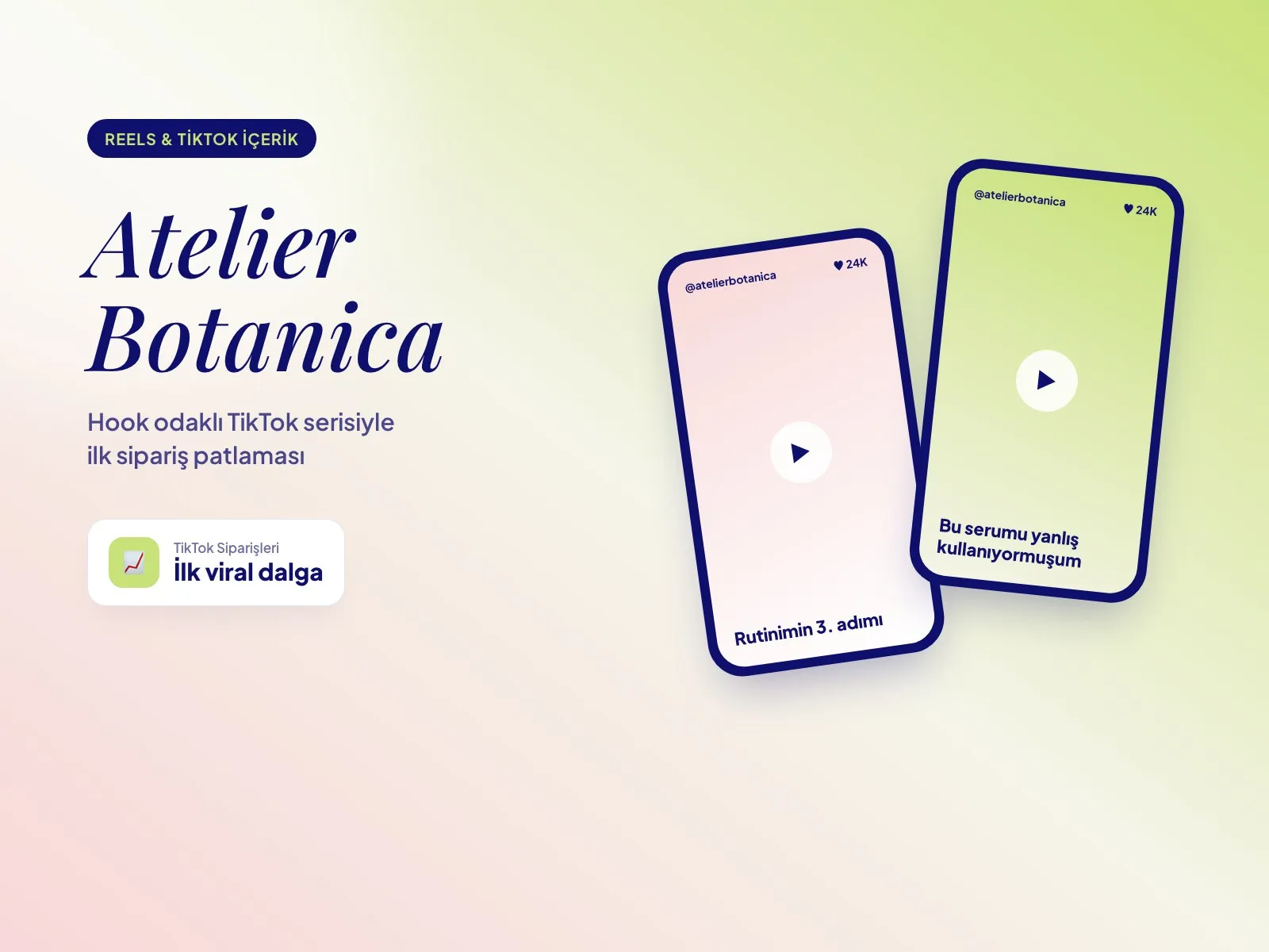 Atelier Botanica: TikTok ile İlk Sipariş Patlaması
